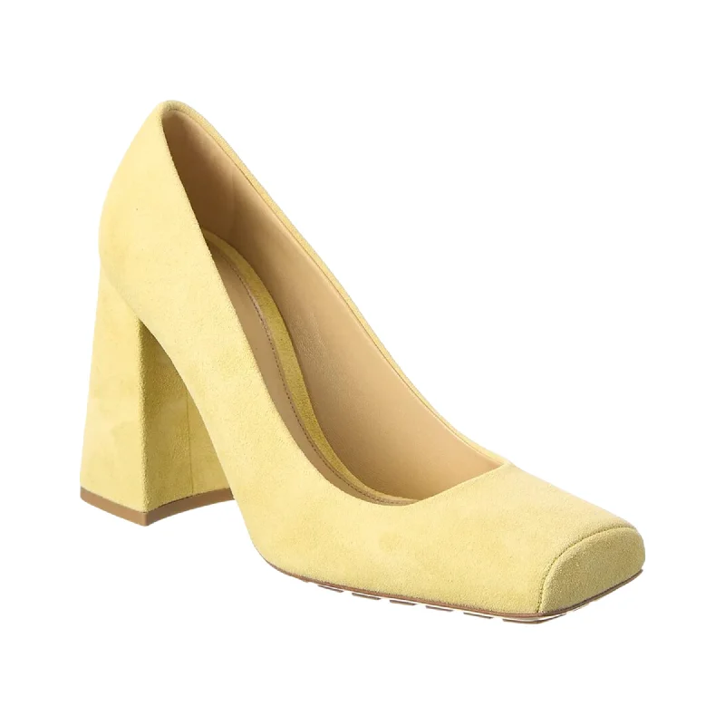 Affordable Suede Ankle Pumps for All-Day Wear--Bottega Veneta Suede Tower Pumps