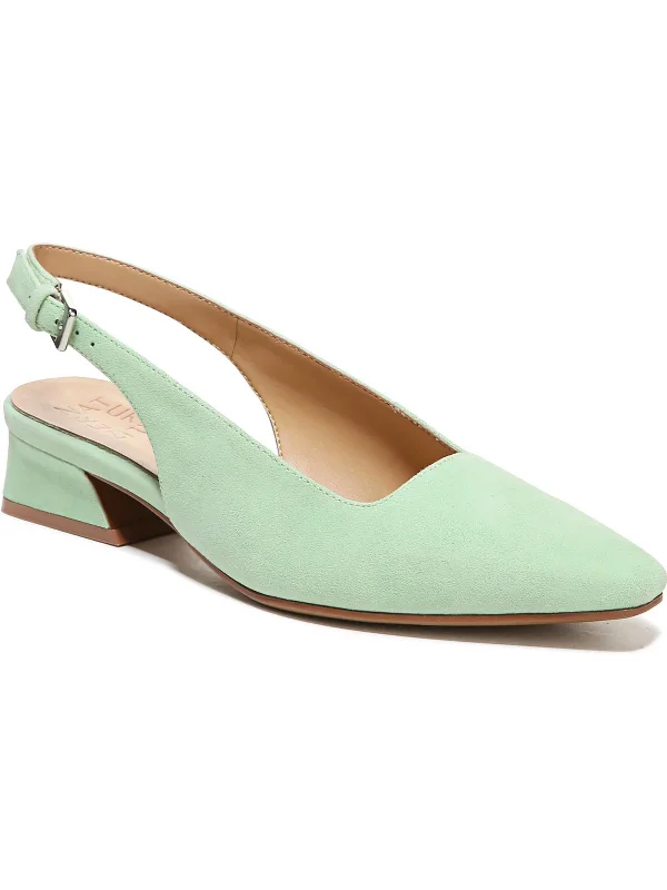 mint green suede