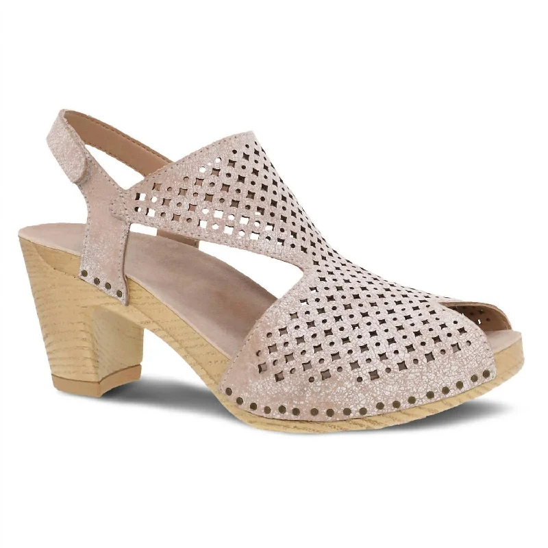 Versatile Heeled Sandals for Any Occasion---Women's Teagan Heels - Medium In White