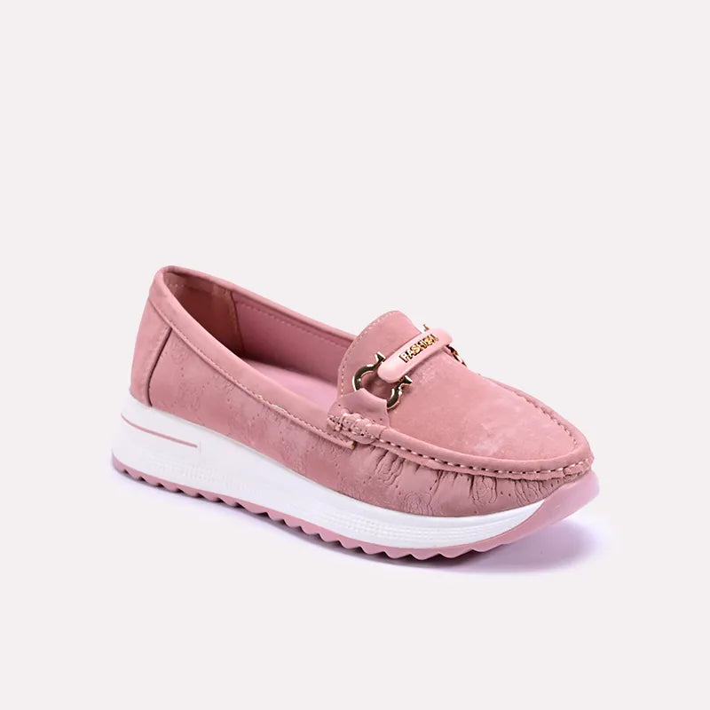 Athena Pink Fancy Loafer Pumps 0431339