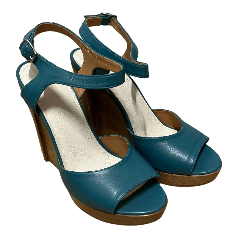 Versatile Heeled Sandals for Any Occasion---Maison Margiela/Heels/EU 36.5/BLU/wedge heels