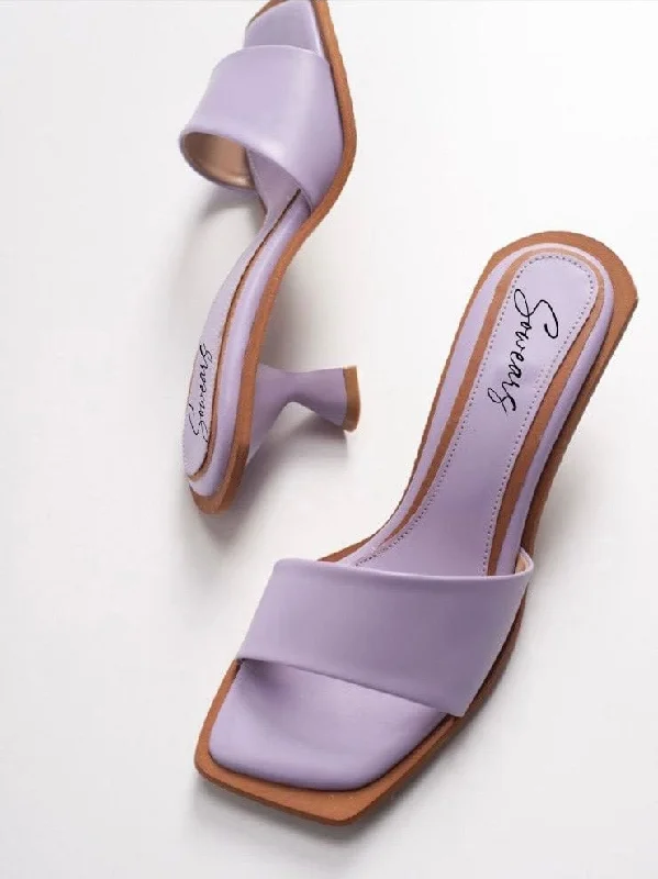 Stiletto Heel Pumps with Perfect Fit--Dusty Lilac Heels-Fashionable & Classic