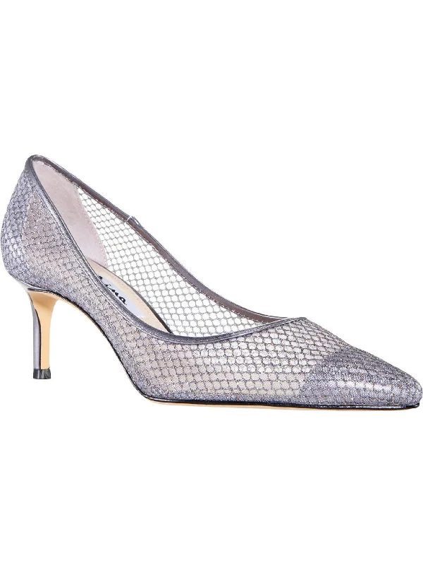 Stiletto Heel Pumps with Perfect Fit--Niley Womens Mesh Slip On Pointed Toe Heels-Fashionable & Classic