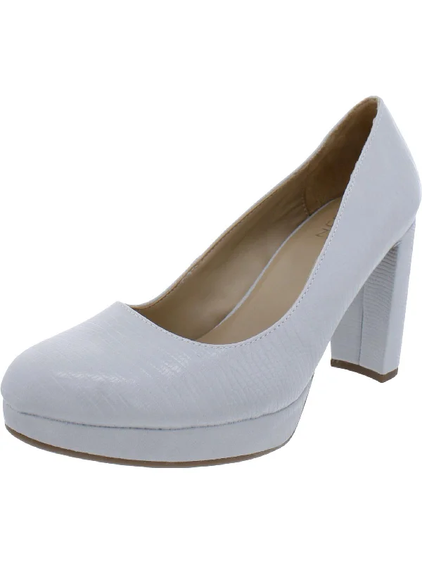 Stylish Slip-On Pumps for Quick Elegance---Berlin Womens Comfort Insole Slip On Platform Heels