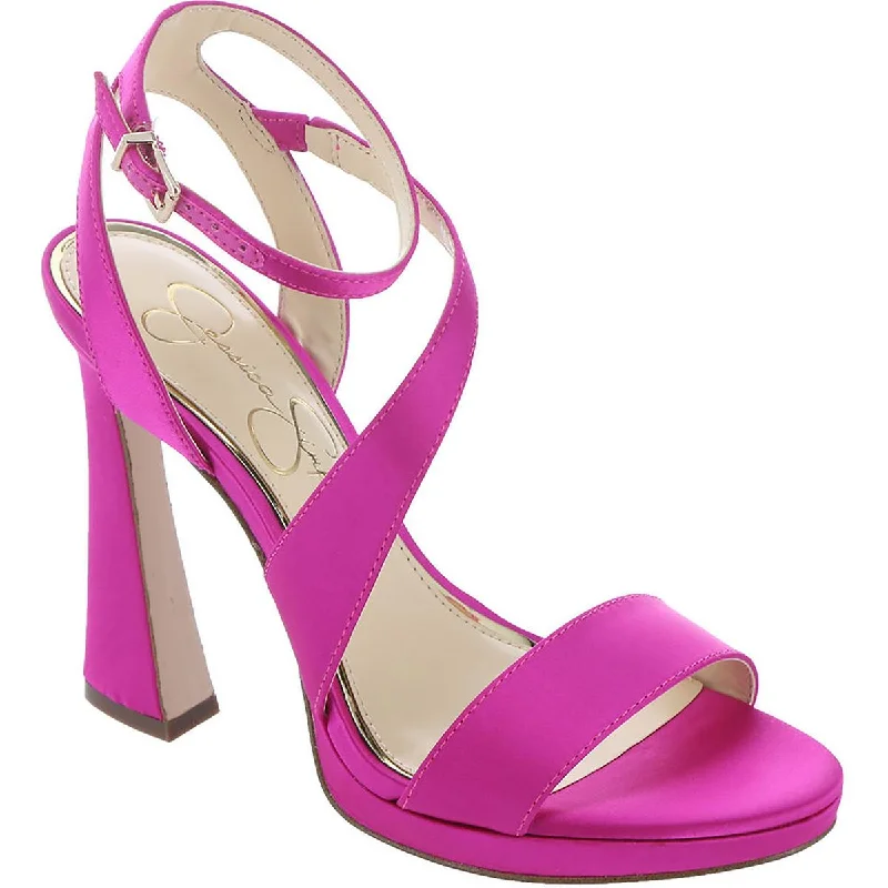 Stylish Ankle Strap Heels for Women--Jessica Simpson Womens Friso  Buckle Ankle Strap Pumps