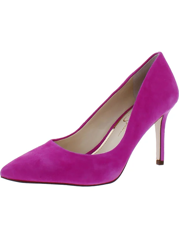 Affordable Suede Ankle Pumps for All-Day Wear--Abigaille Womens Suede Dressy Pumps