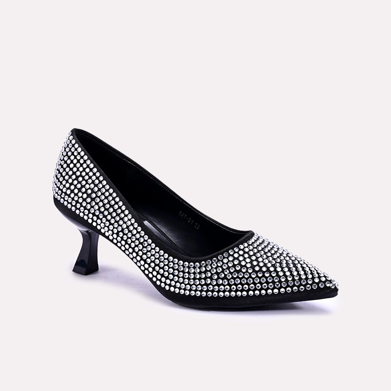 Kirkland Black Fancy Pumps 0431367