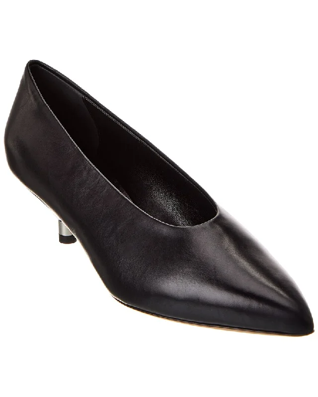 Isabel Marant Ebisa Leather Pump---Comfortable Leather Pumps for Office and Everyday Wear