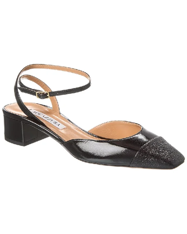 Aquazzura French Flirt 35 Leather Pump---Comfortable Leather Pumps for Office and Everyday Wear