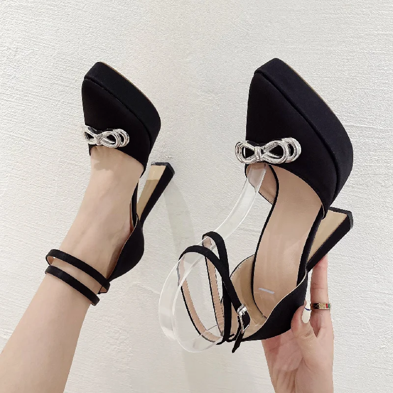 Stylish Platform Heels for Extra Height--Angelene-103 Platform Point Toe High Heels