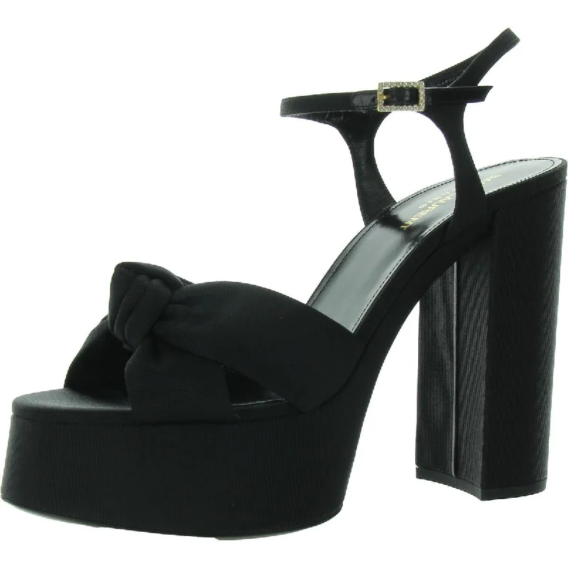 Stylish Ankle Strap Heels for Women--Saint Laurent Womens Platform Ankle Strap Platform Heels