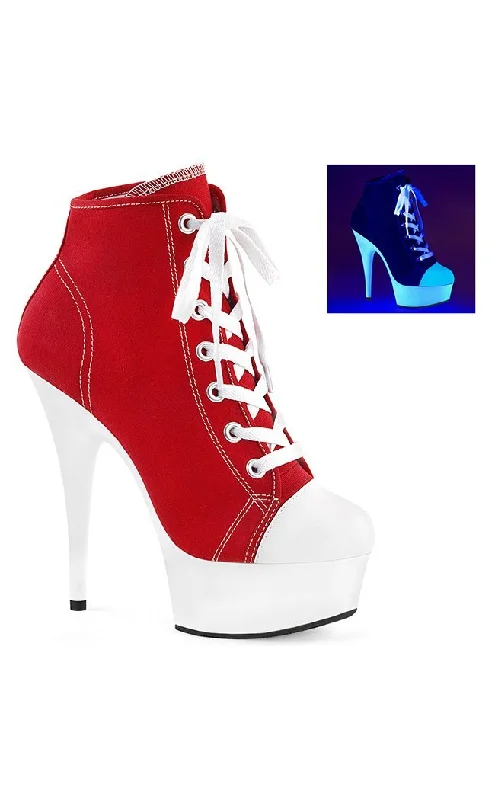 Stylish Platform Heels for Extra Height--DELIGHT-600SK-02 Red Converse Platform Heels