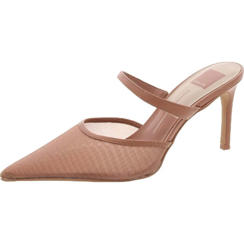 Stiletto Heel Pumps with Perfect Fit--Katik Womens Mesh Pointed Toe Mules-Fashionable & Classic