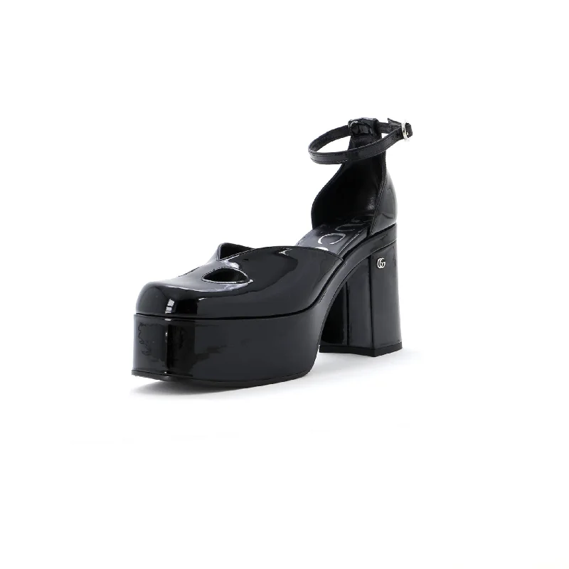 Stylish Platform Heels for Extra Height--Women's Marvin Cutout Platform Pumps Patent