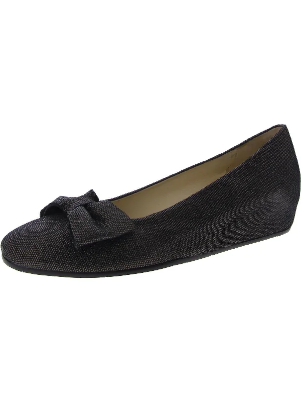 Stylish Slip-On Pumps for Quick Elegance---Vipiteno  Womens Slip On Round Toe Wedge Heels