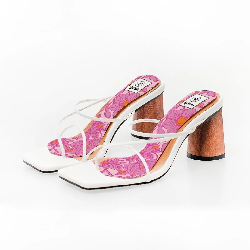 Wednesday Pink---Fashionable Kitten Heels for Date Night