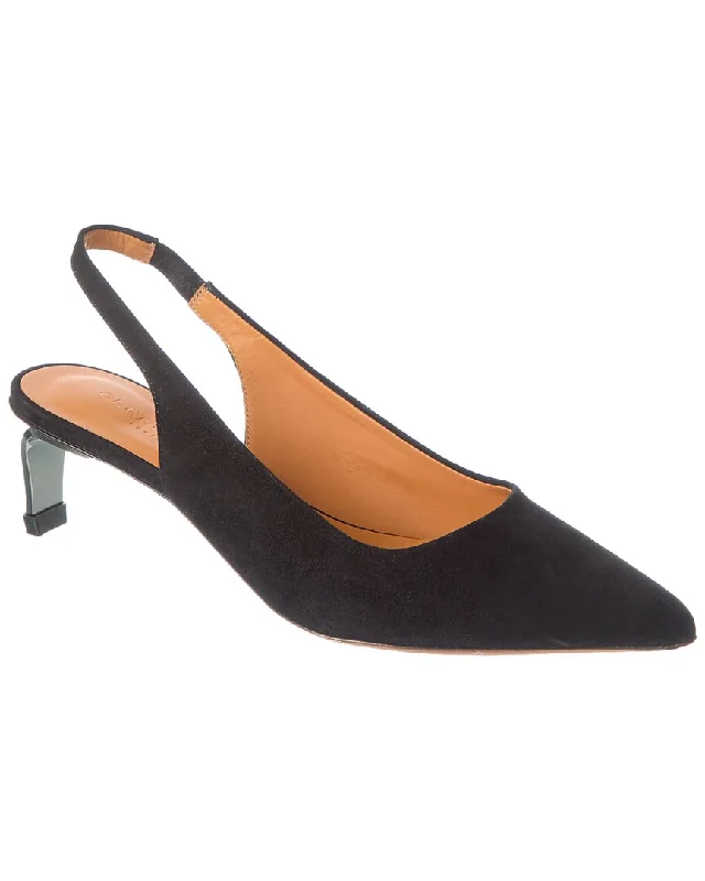 Affordable Suede Ankle Pumps for All-Day Wear--Clergerie Maelle Suede Slingback Pump