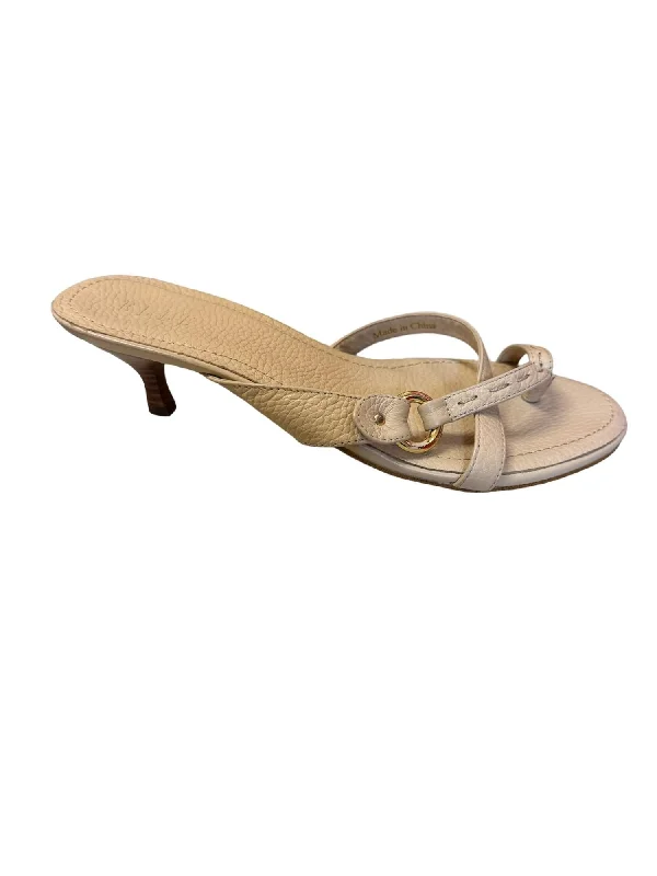 Versatile Heeled Sandals for Any Occasion---Women's Nadia Heel In Beige