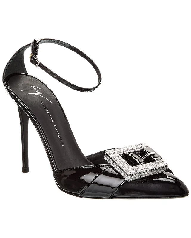 Versatile Heeled Sandals for Any Occasion---Giuseppe Zanotti Miss Buckle 105 Pump