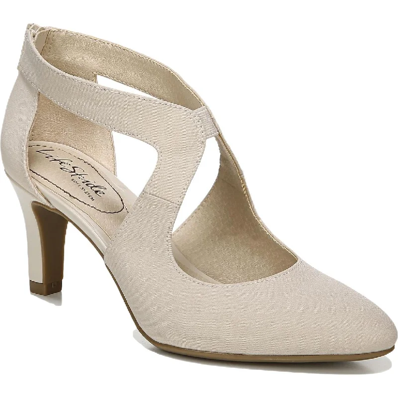 Versatile Heeled Sandals for Any Occasion---LifeStride Womens Giovanna 2 Comfort Insole Cut-Out Pumps