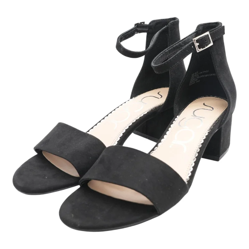 Versatile Heeled Sandals for Any Occasion---Noelle Black Pump Heels