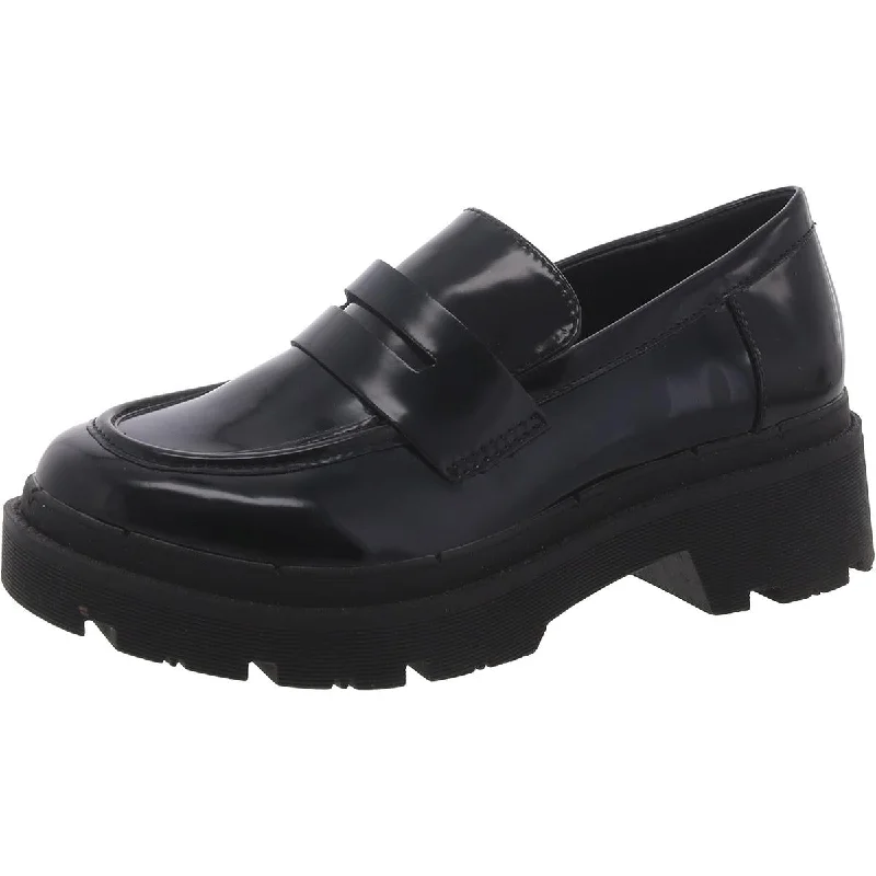 Blondo Womens School Leather Slip-On Platform Heels---Comfortable Leather Pumps for Office and Everyday Wear