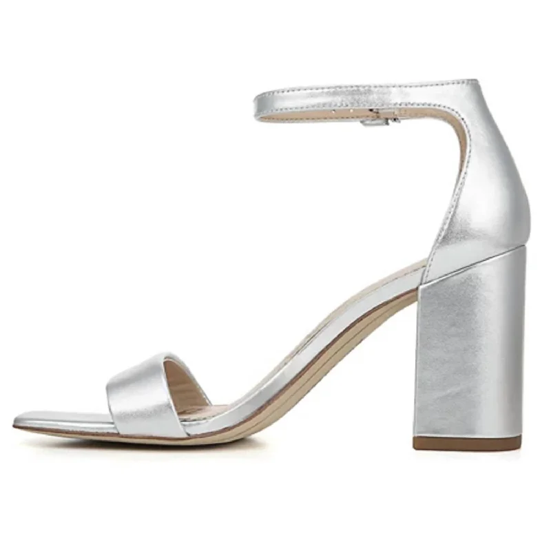 Versatile Heeled Sandals for Any Occasion---Daniella Heels In Silver