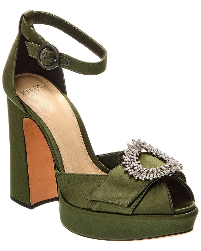 Alexandre Birman Madelina Curve 120 Satin Platform PumpAffordable Satin Heels with a Luxe Touch