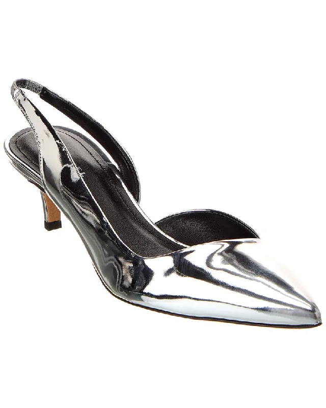 Fashionable Leather Slingback Pumps for Casual Wear--Isabel Marant Piery Leather Slingback Pump