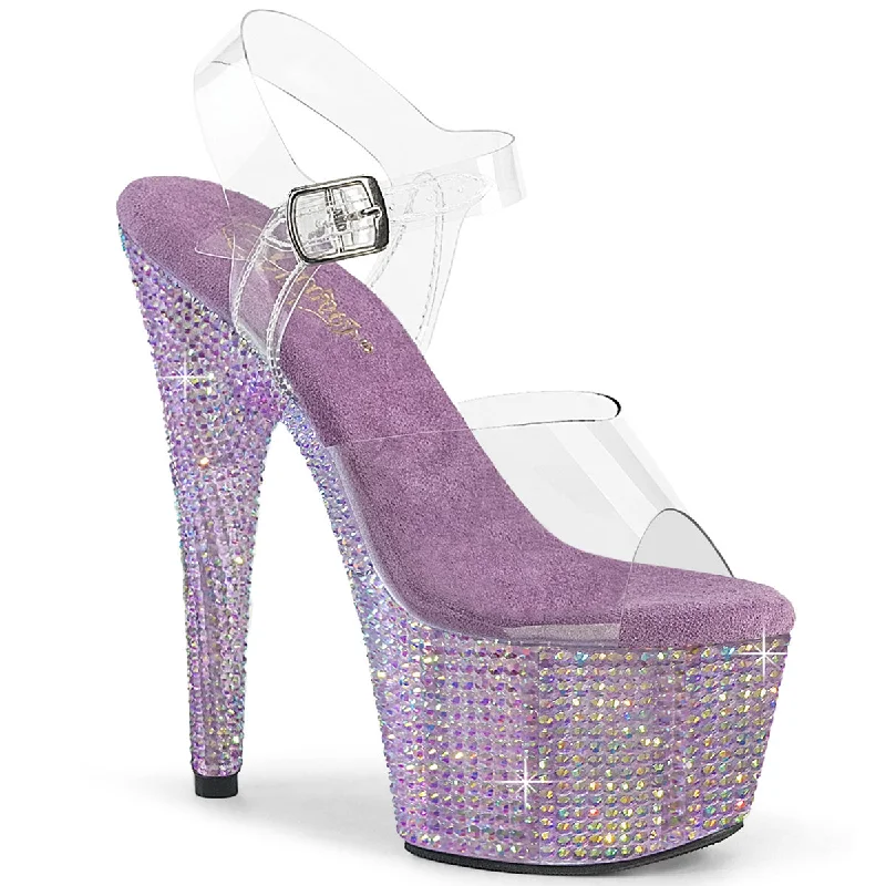 Stiletto Heel Pumps with Perfect Fit--Bejeweled 708RRS-Fashionable & Classic