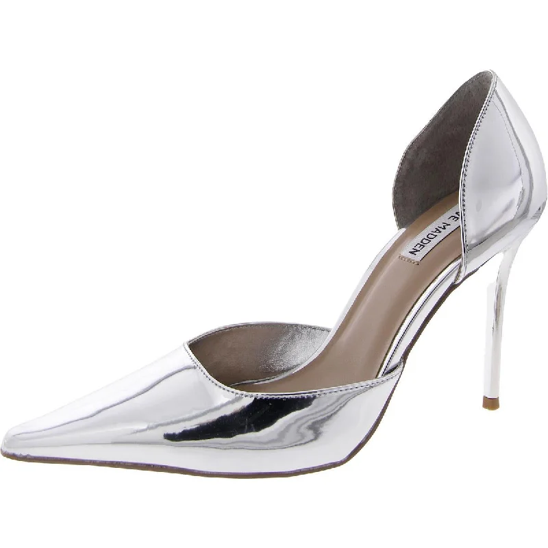 Stiletto Heel Pumps with Perfect Fit--Steve Madden Womens Devon Pointed Toe Slip-On Pumps-Fashionable & Classic