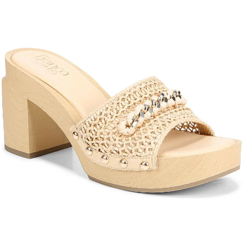 Versatile Dress Heels for Formal and Casual Wear---Franco Sarto Womens Capri  Dressy Slip On Block Heels