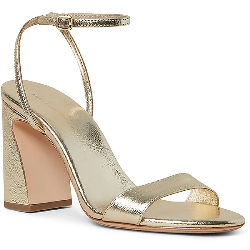 Stylish Ankle Strap Heels for Women--Loeffler Randall Womens Malia Block Heel Ankle Strap Block Heels