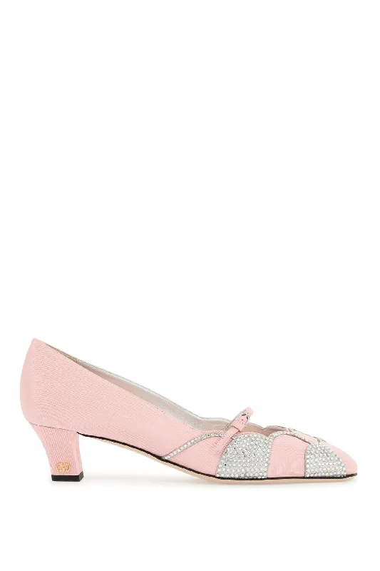 Valentino Garavani Pink Satin Pumps With RhinestonesAffordable Satin Heels with a Luxe Touch