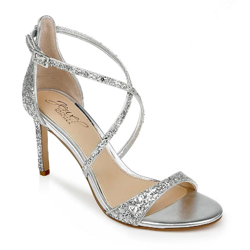 Stylish Ankle Strap Heels for Women--Jewel Badgley Mischka Womens DIMITRA Ankle Strap Pumps