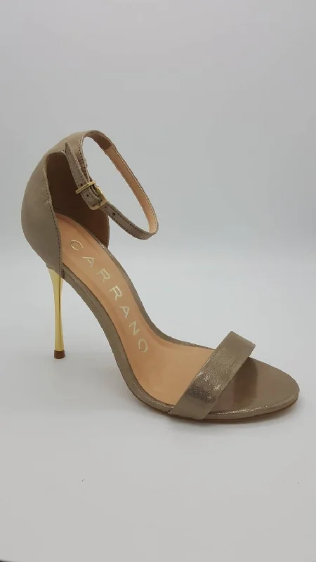 Versatile Heeled Sandals for Any Occasion---Dotz Luna Heels In Taupe