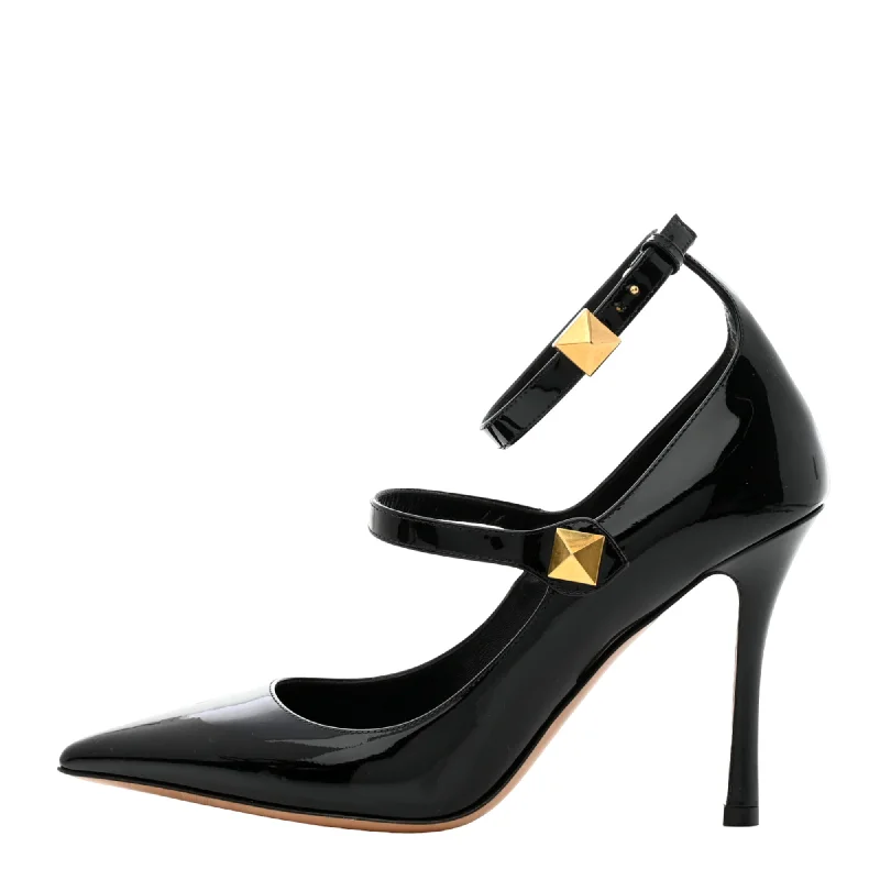 Stiletto Heel Pumps with Perfect Fit--Valentino Garavani Rockstud Pointed Toe Pumps-Fashionable & Classic