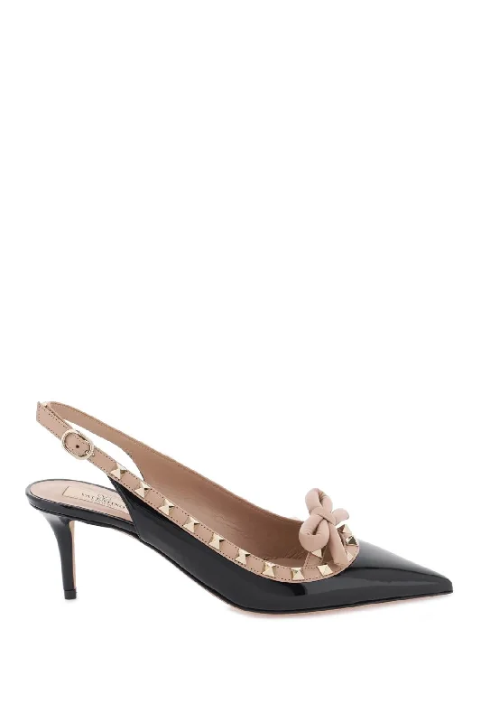 Versatile Heeled Sandals for Any Occasion---Valentino Garavani Rockstud Slingback Pumps