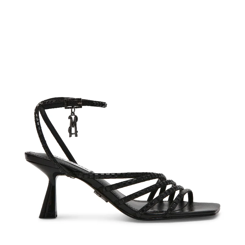 ALARAH BLACK---Fashionable Kitten Heels for Date Night