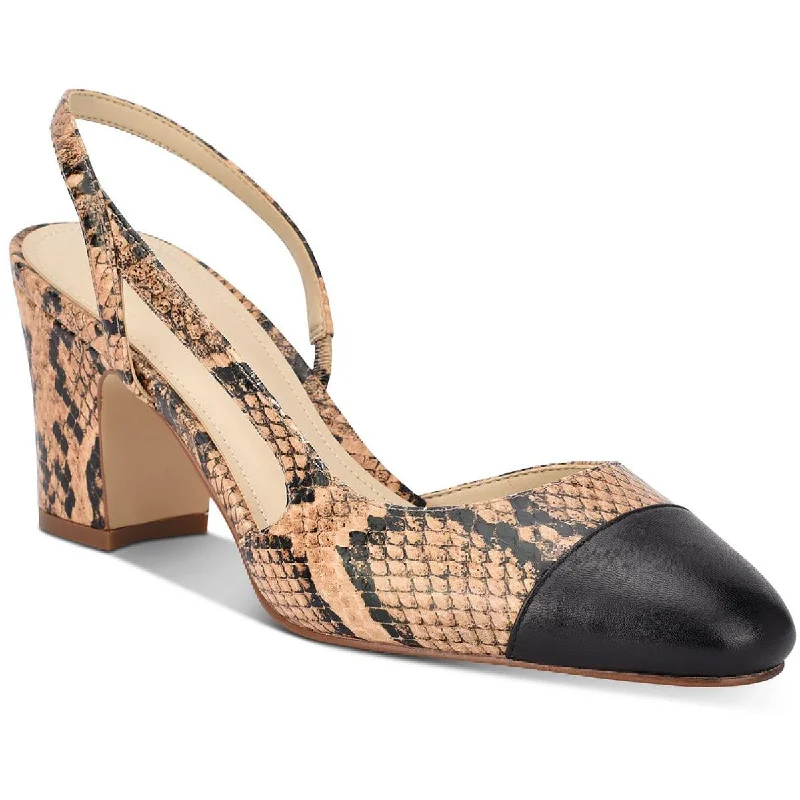 Marc Fisher Womens Leanea Leather Pumps---Comfortable Leather Pumps for Office and Everyday Wear