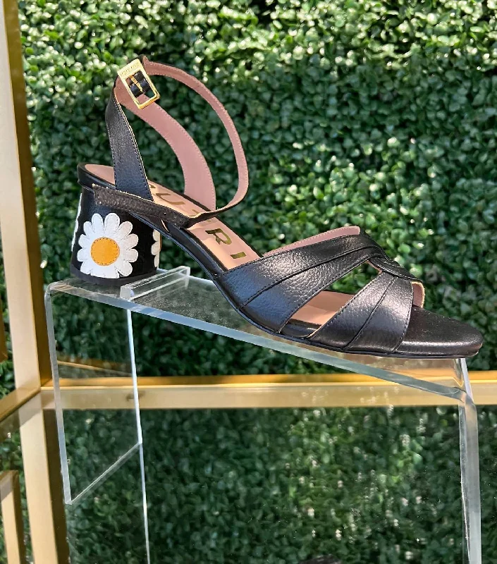 Versatile Heeled Sandals for Any Occasion---Margarita Midi Heels In Black