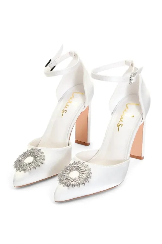 Versatile Heeled Sandals for Any Occasion---Bradleyy Heels In White