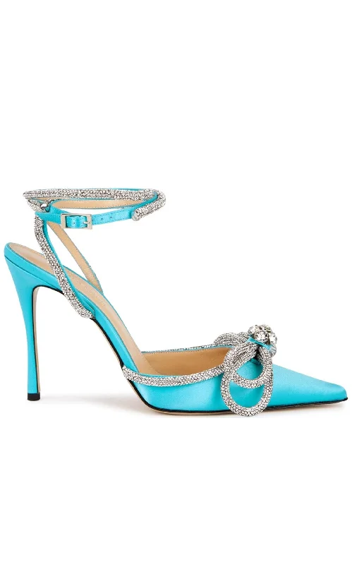 Crystal-embellished Satin PumpsAffordable Satin Heels with a Luxe Touch