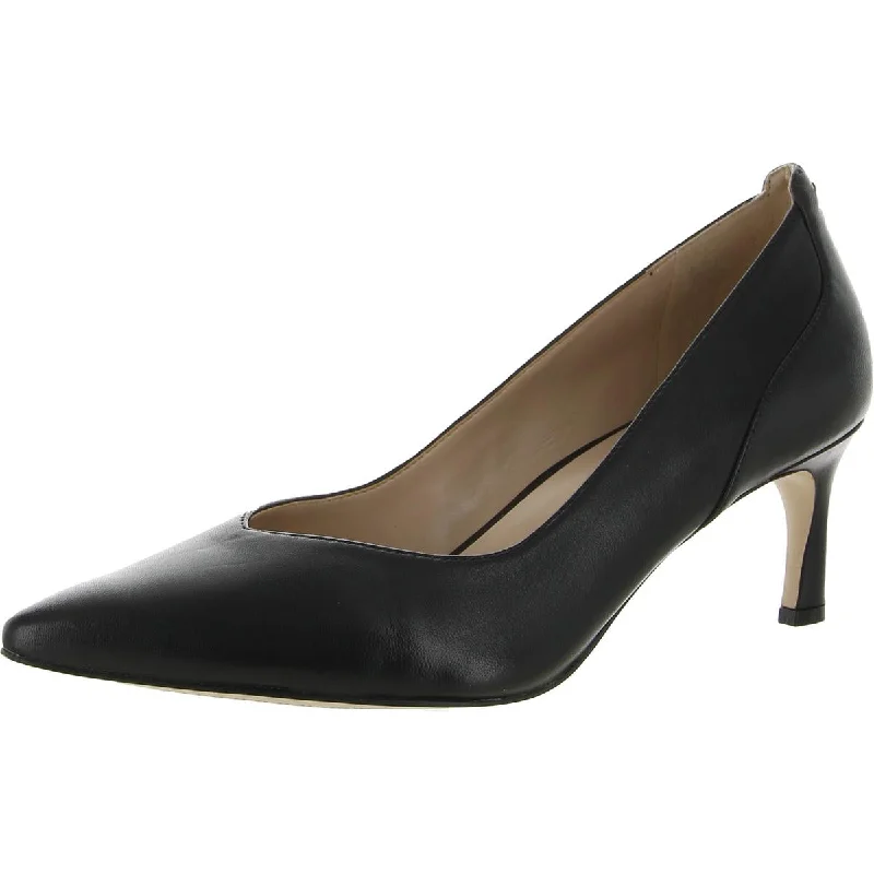 Stiletto Heel Pumps with Perfect Fit--Faelyn Womens Cushioned Footbed Pointed Toe Pumps-Fashionable & Classic