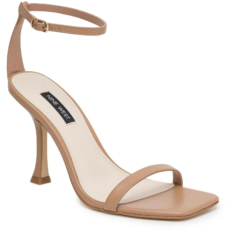 Stylish Open Toe Heels for Summer--Nine West Womens WN Yess Leather Open Toe Pumps