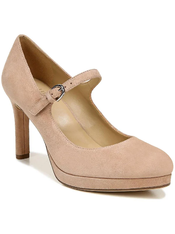 Trendy Chunky Heel Pumps for Casual Wear--Talissa Womens Platform Mary Jane Heels