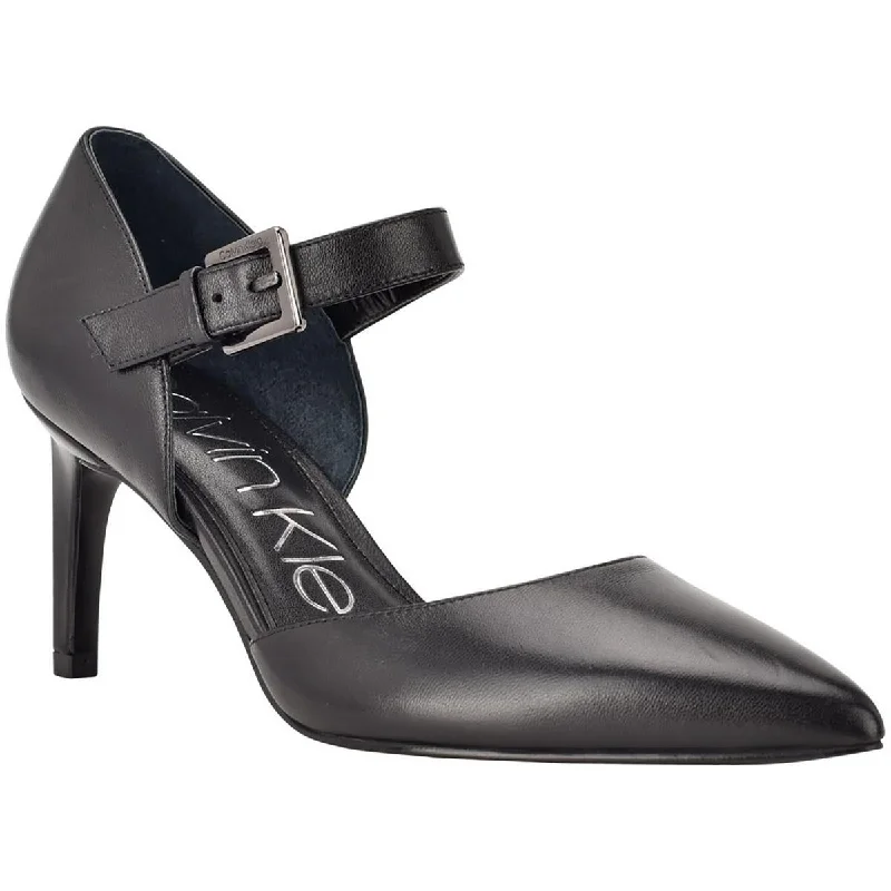 Versatile Dress Heels for Formal and Casual Wear---Calvin Klein Womens Sekin Buckle Dressy D'Orsay Heels