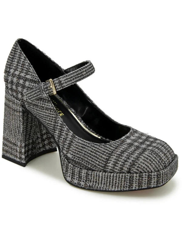 Brynne Womens Glitter Manmade Platform Heels---Trendy Glitter Heels for a Glamorous Look