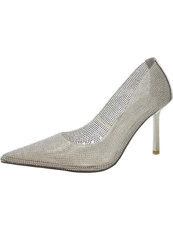 Stiletto Heel Pumps with Perfect Fit--Classier Womens Rhinestone Pointed Toe Pumps-Fashionable & Classic