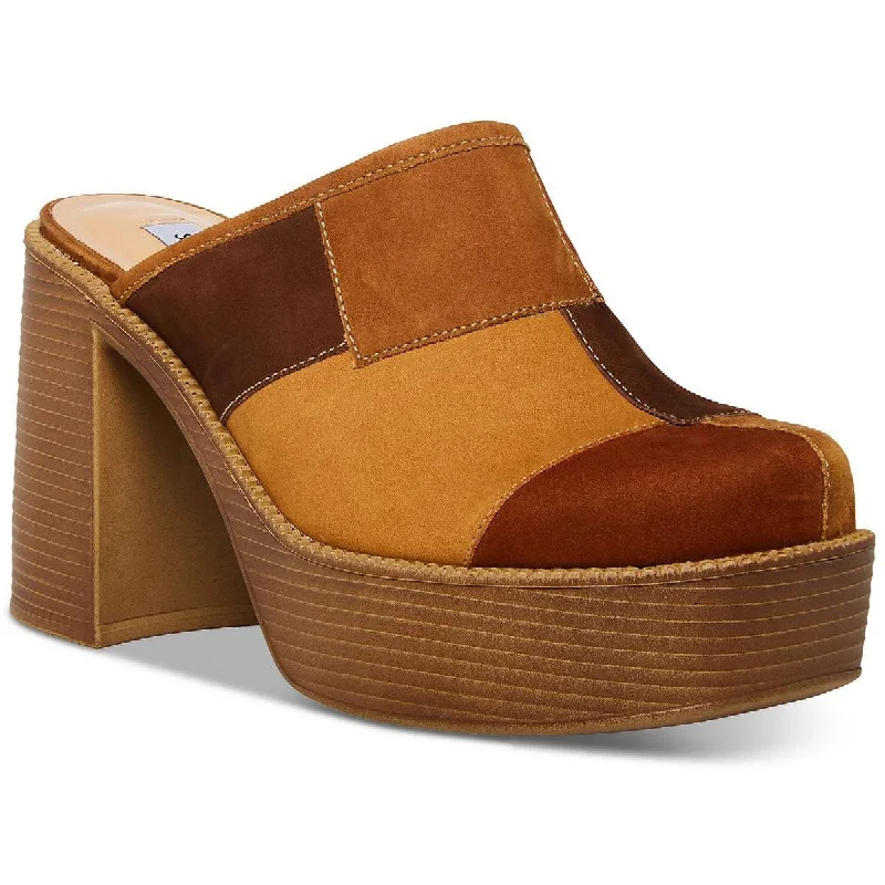 Steve Madden Womens Bowe Leather Mules---Charming Bow Pumps for a Cute and Stylish Look